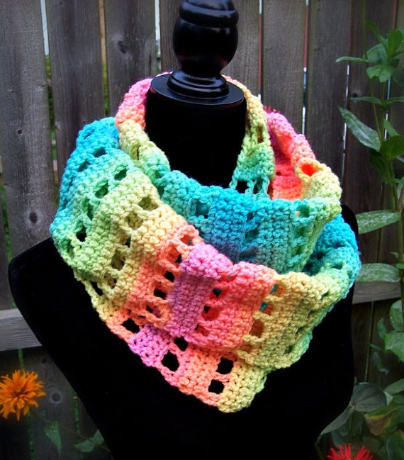 Easy Infinity Scarf Crochet Pattern Crochet Scarf Pattern Infinity Scarf Crochet Scarf Pattern Easy Crochet Pattern Pdf Download
