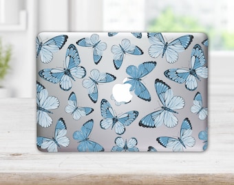 Green Butterfly Artwork Printed Design Keyboard Decals by Smarter Designs for 12 inch MacBook