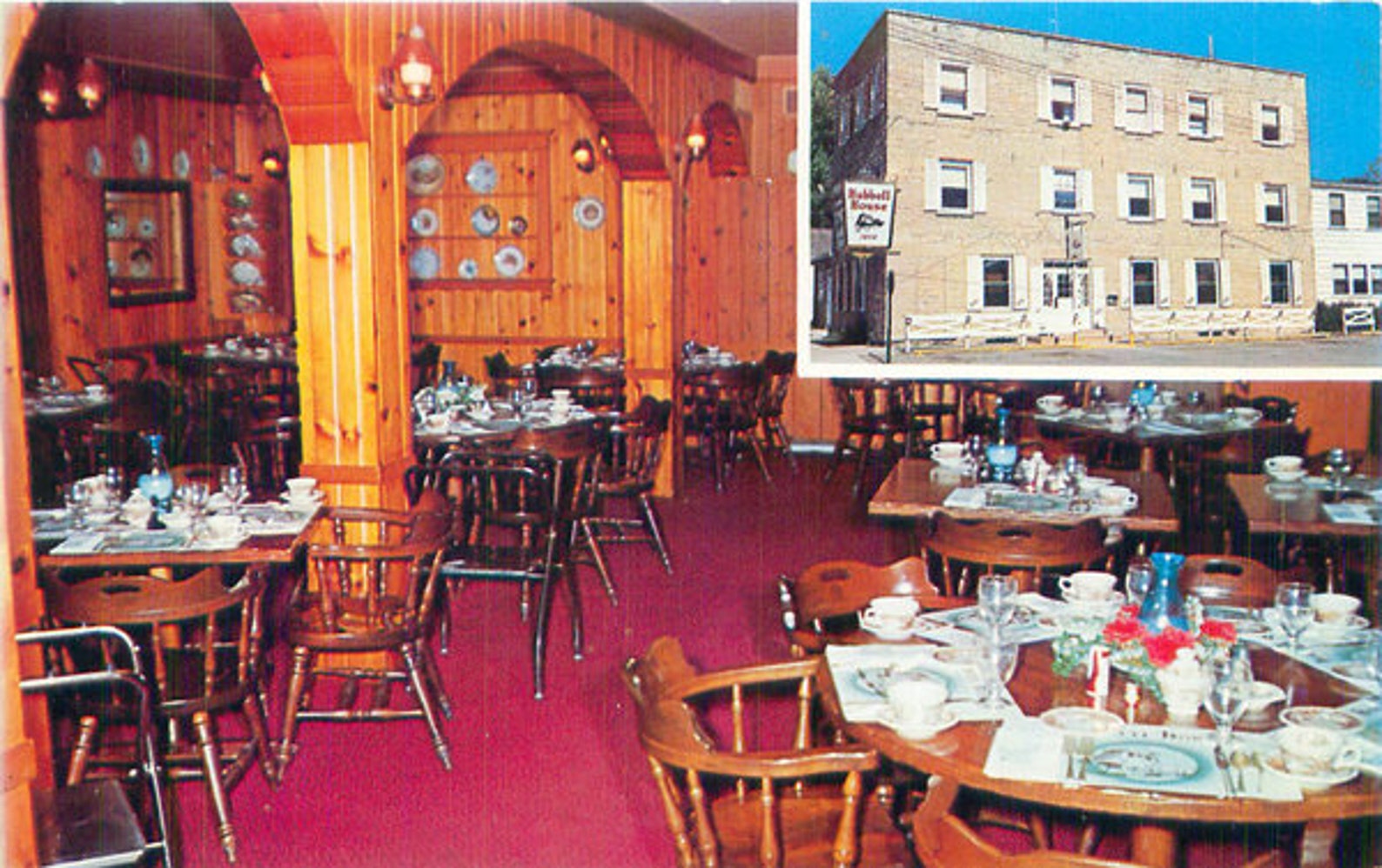 Hubbell House Mantorville Minnesota Postcard Etsy