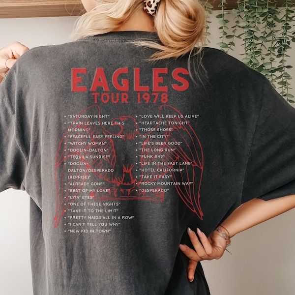 The Eagles Band T Shirts Etsy