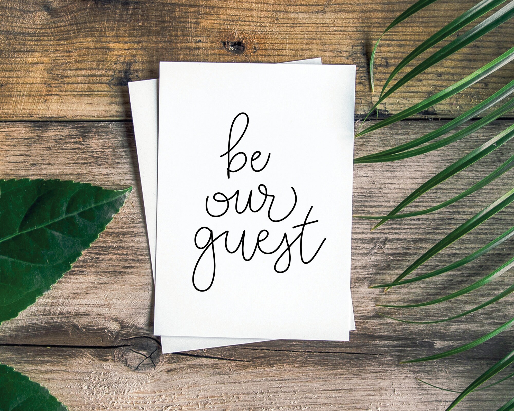 Printable Art Be Our Guest Printable Poster Instant - Etsy