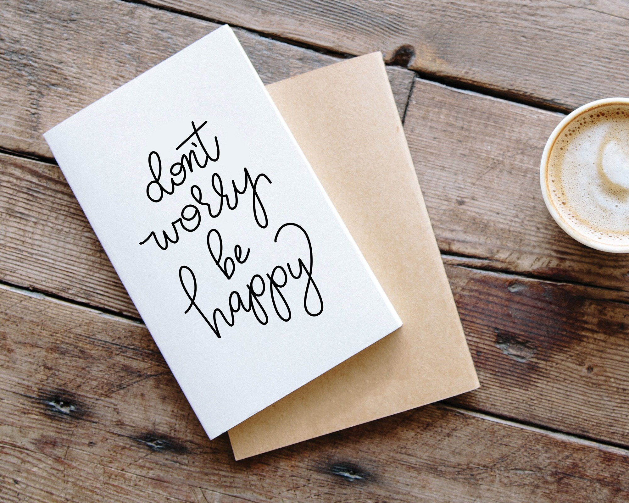 Printable Art Don't Worry Be Happy Printable Poster - Etsy