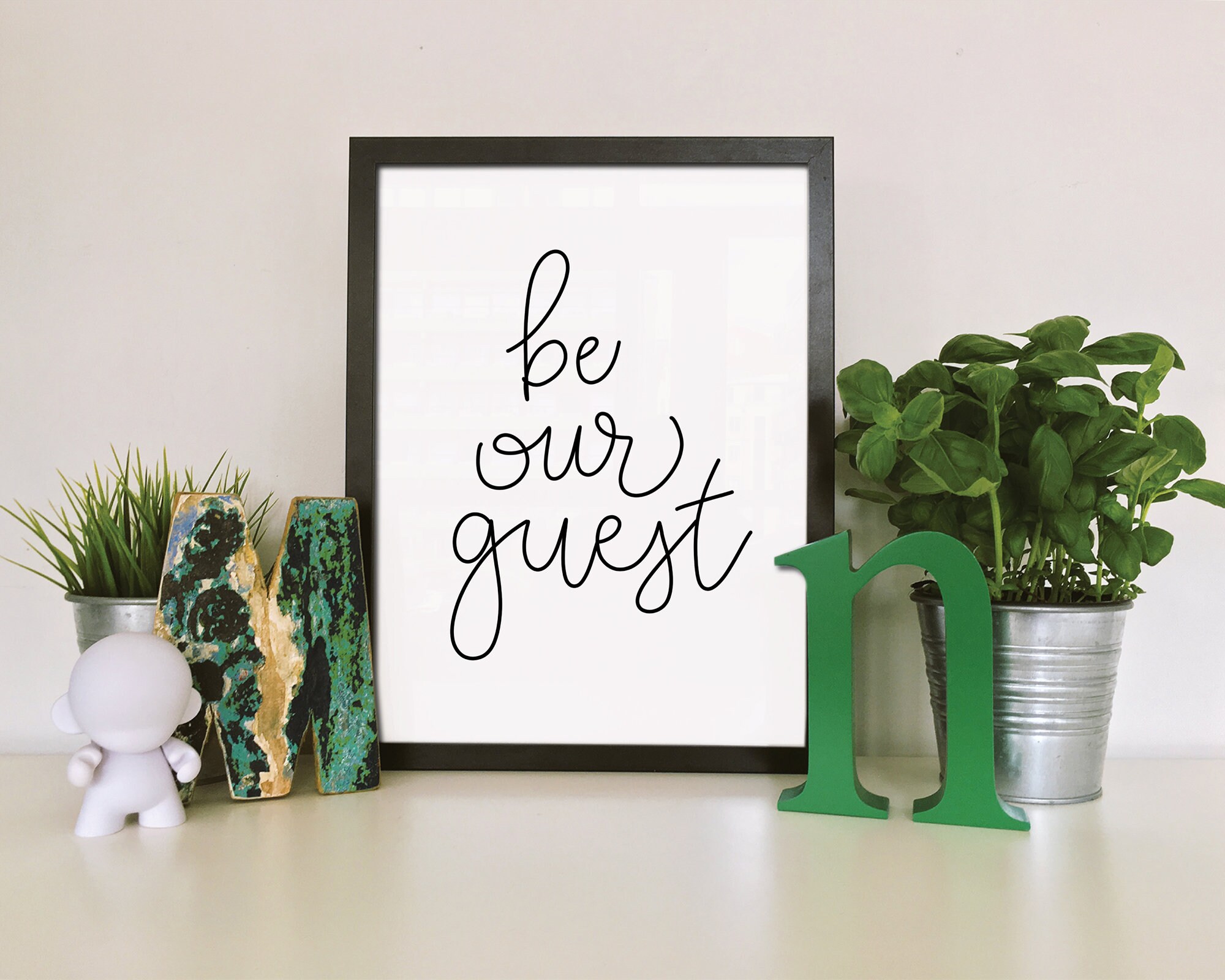 Printable Art Be Our Guest Printable Poster Instant - Etsy