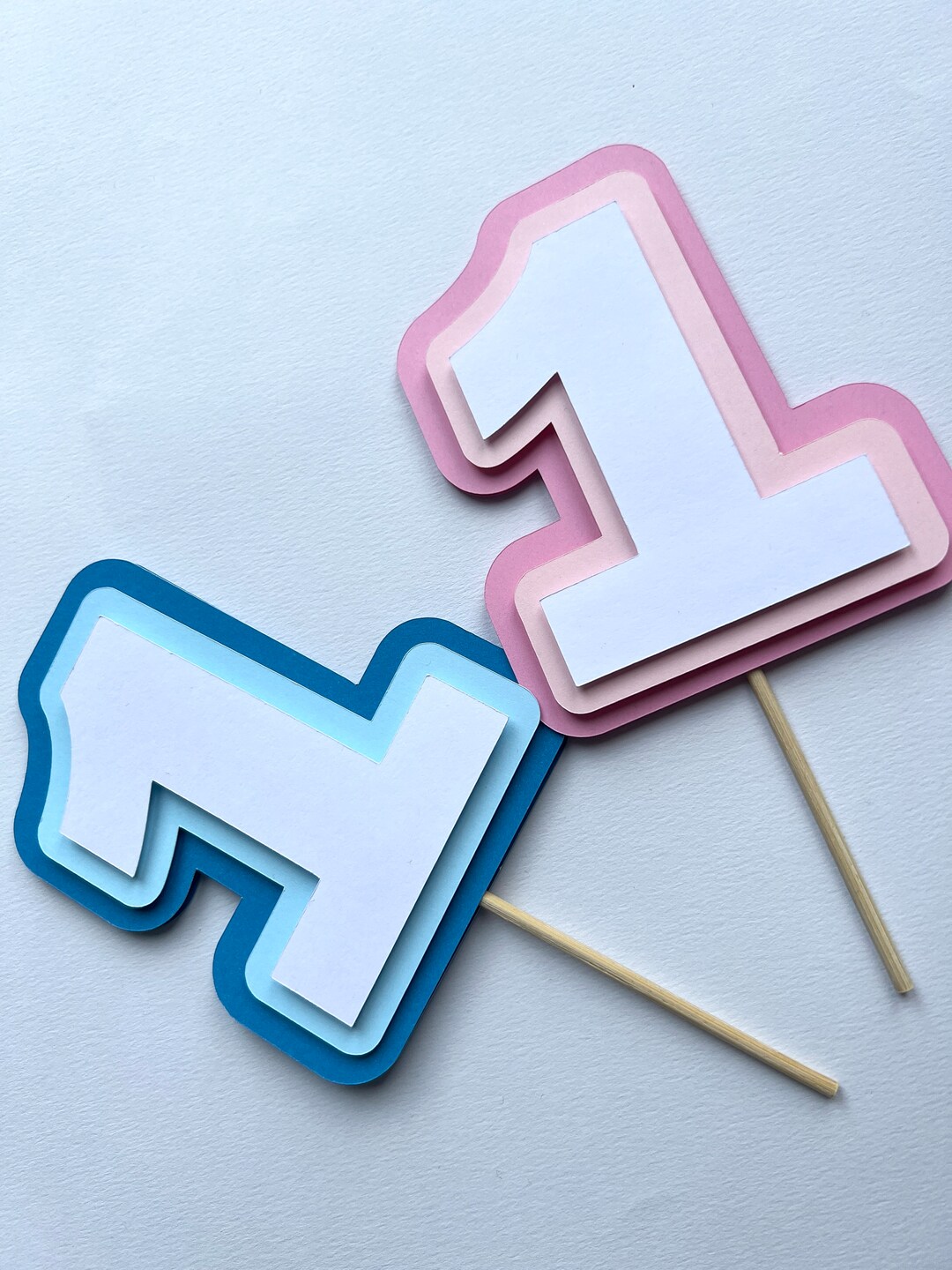 Number Birthday Cake Topper Age Cake Topper 3D Cake Topper - Etsy