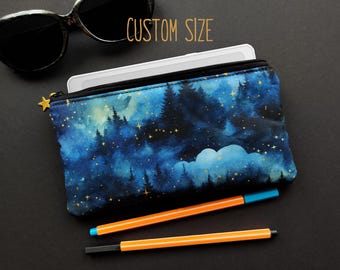 Custodia per Onyx Boox Palma, Bigme Hibreak, Inkpalm Mini, Miyoo Mini Plus, Nintendo 3DS, astuccio portapenne o portaocchiali con stelle
