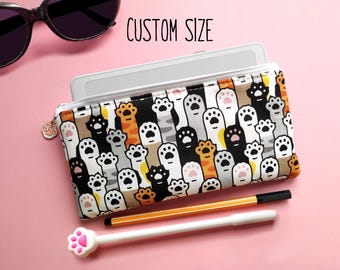 Custodia per Onyx Boox Palma, InkPalm Mini, Bigme Hibreak, Miyoo Mini Plus, Retroid Pocket, 3DS, GameBoy, astuccio con zampe di gatti e cani