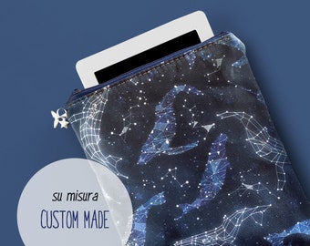 Étui Kindle avec des baleines parmi les étoiles, couverture pour Kobo Clara HD et Nia avec constellations, étui Kindle Paperwhite 2021, cadeau astronomie