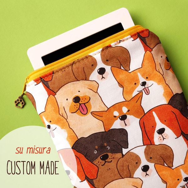 Kobo Tolino Kindle-Hülle mit Hunden, personalisierte Hülle für Paperwhite Oasis Clara 2E Nia Libra 2 Sage Pocketbook Era Nook mit Hunden
