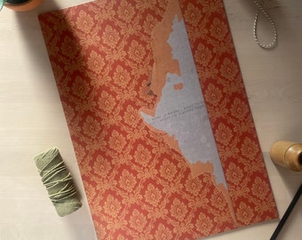 This Must Be The Place Wallpaper Print - Red/Yellow