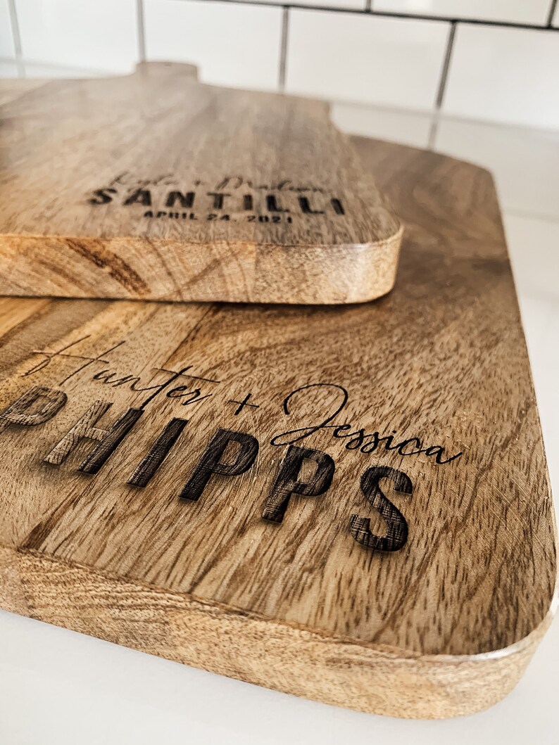 Recipe Laser Engraved Cutting Board Christmas Gift Custom Etsy