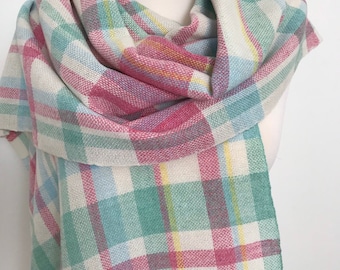 Handwoven, Lambswool Scarf.