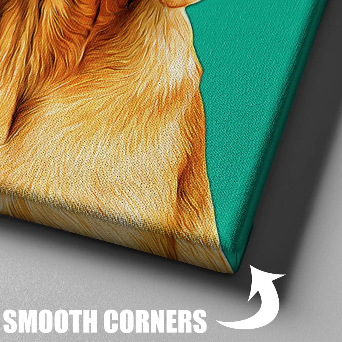 Personalized Dog Canvas Art Gift Sunflower Dog Portrait Etsy