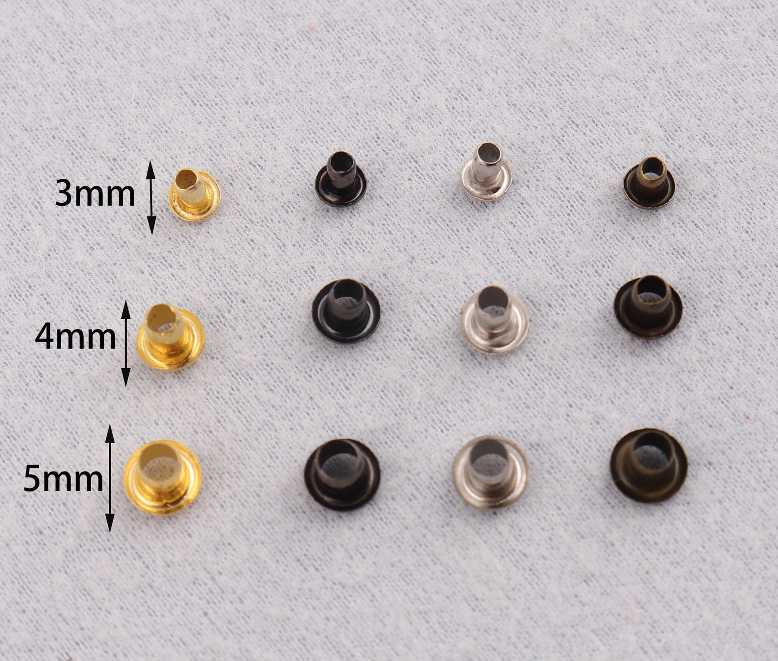 3mm/4mm/5mm Outer Mini eyelets tiny grommets eyelets for cards Etsy