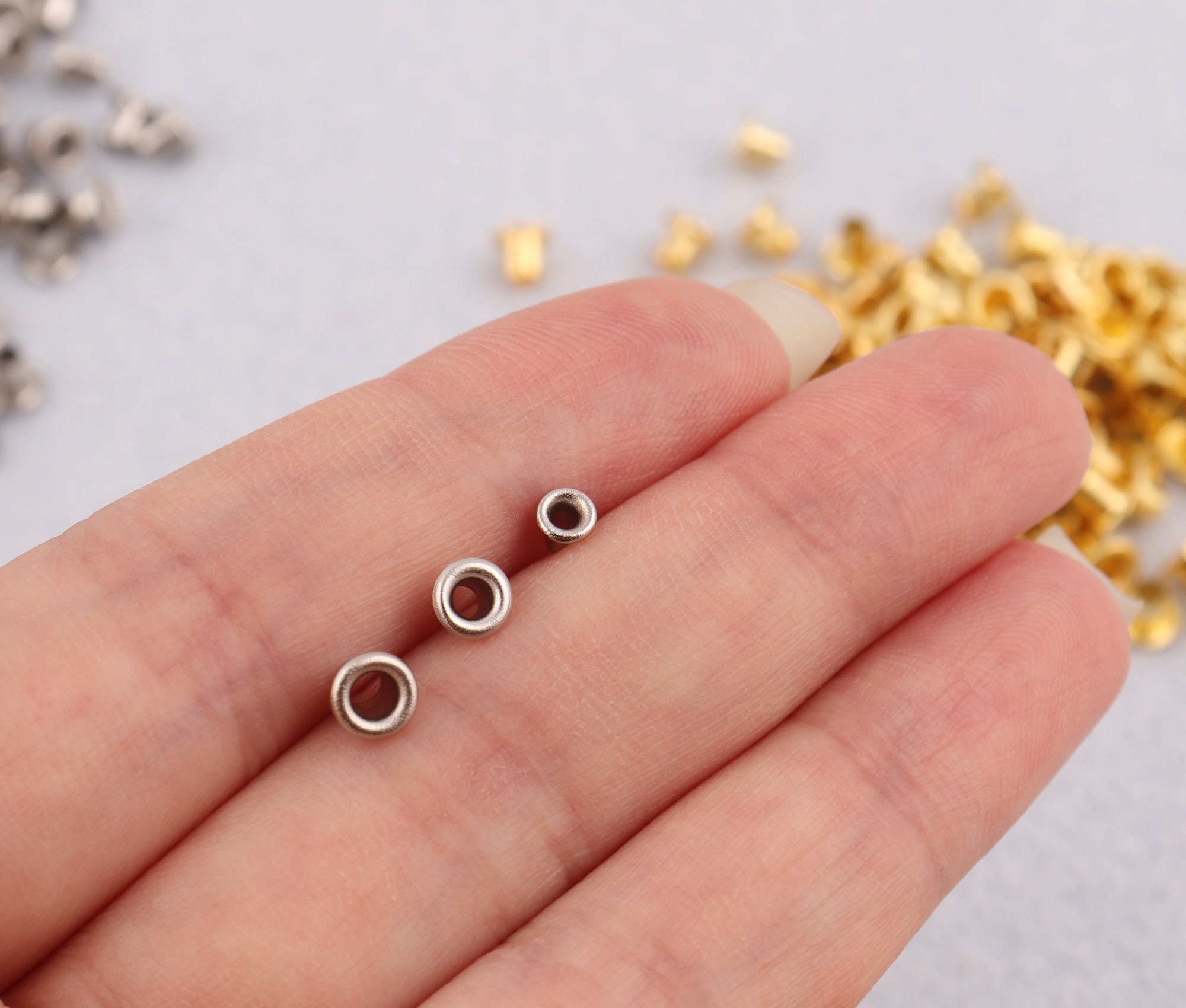 3mm/4mm/5mm Outer Mini eyelets tiny grommets eyelets for cards Etsy