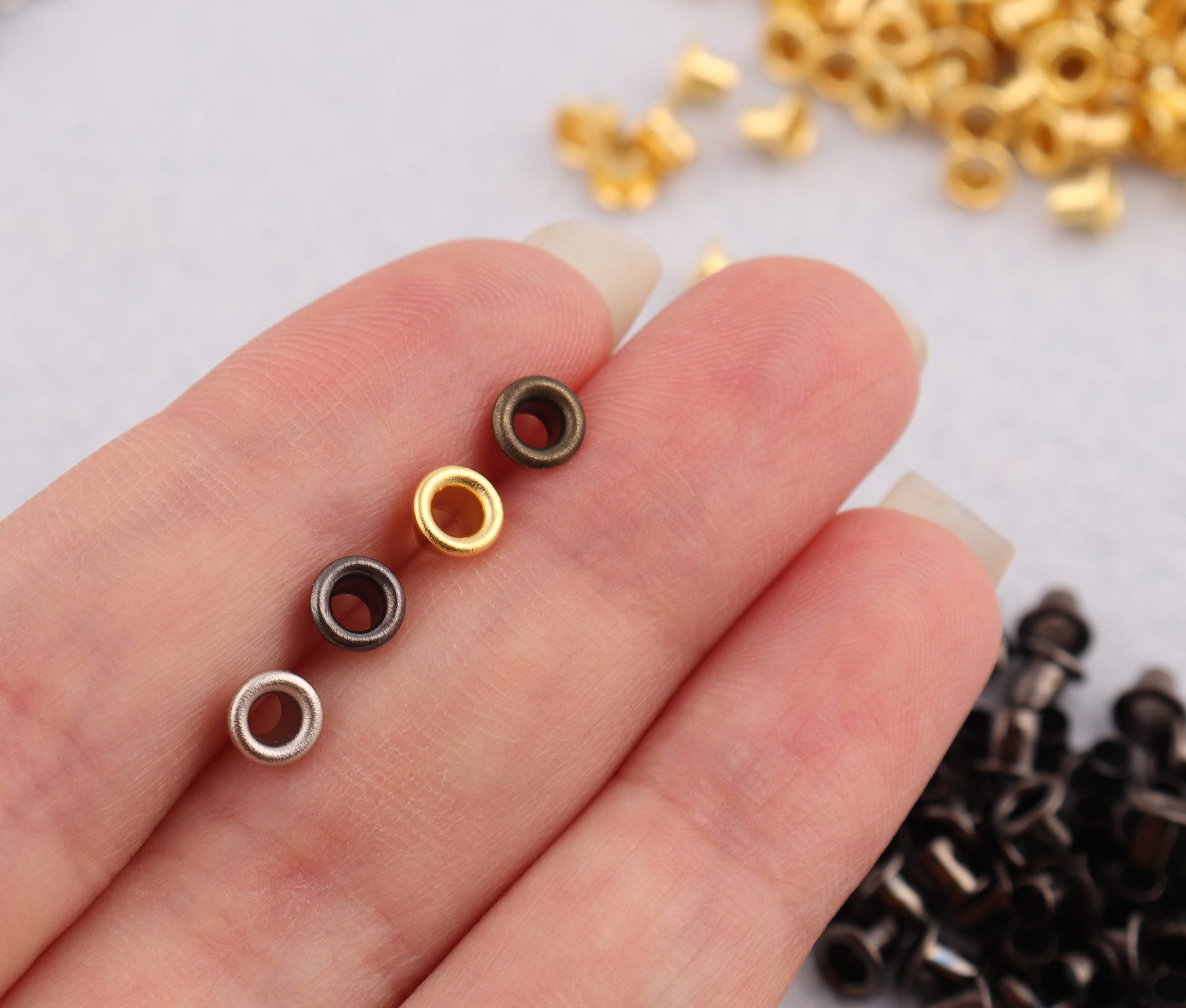 3mm/4mm/5mm Outer Mini eyelets tiny grommets eyelets for cards Etsy