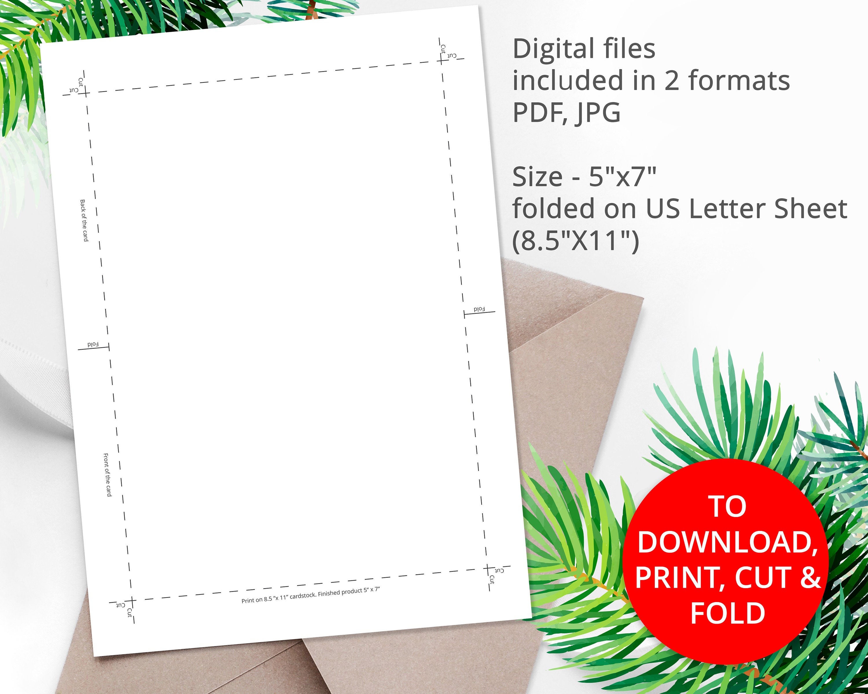 Merry Christmas Printable Card Christmas Card With Cute Etsy Merry Christmas Printable Card Christmas Card With Cute Etsy