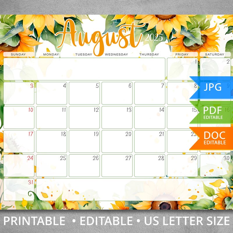 Academic Floral Calendar - Etsy