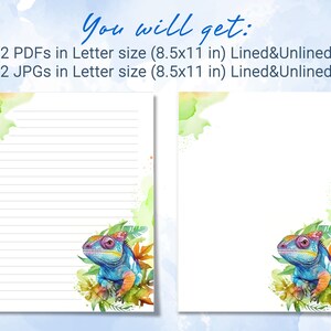 Printable Stationery Lined Paper, Printable Writing Paper With a ...