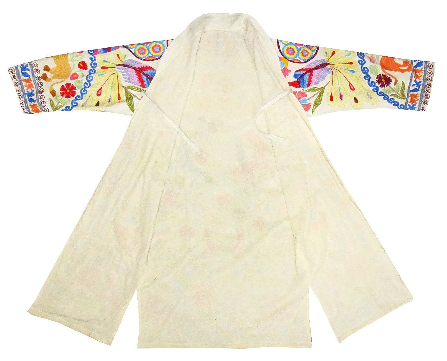 Special Bukhara Design Silk Embroidered Uzbek Tajik Chapan | Etsy