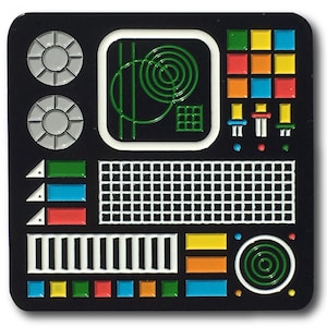 Official Family Afflair Super Computer Control Panel enamel pin