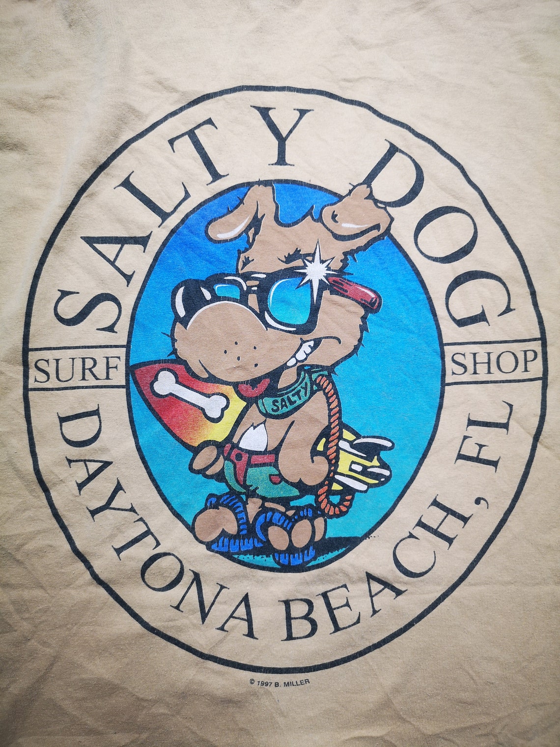 Vintage Salty Dog Daytona Beach Fl 90's Tshirt Size XL Etsy
