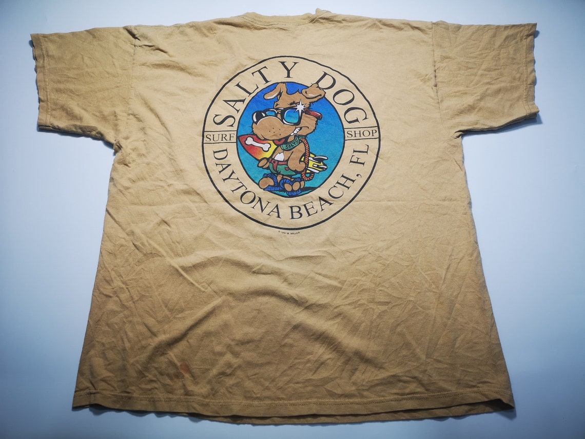 Vintage Salty Dog Daytona Beach Fl 90's Tshirt Size XL Etsy