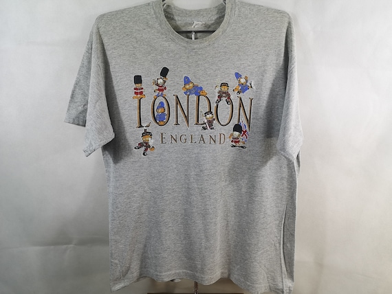 Vintage Garfield London England 90s T-Shirt Size L