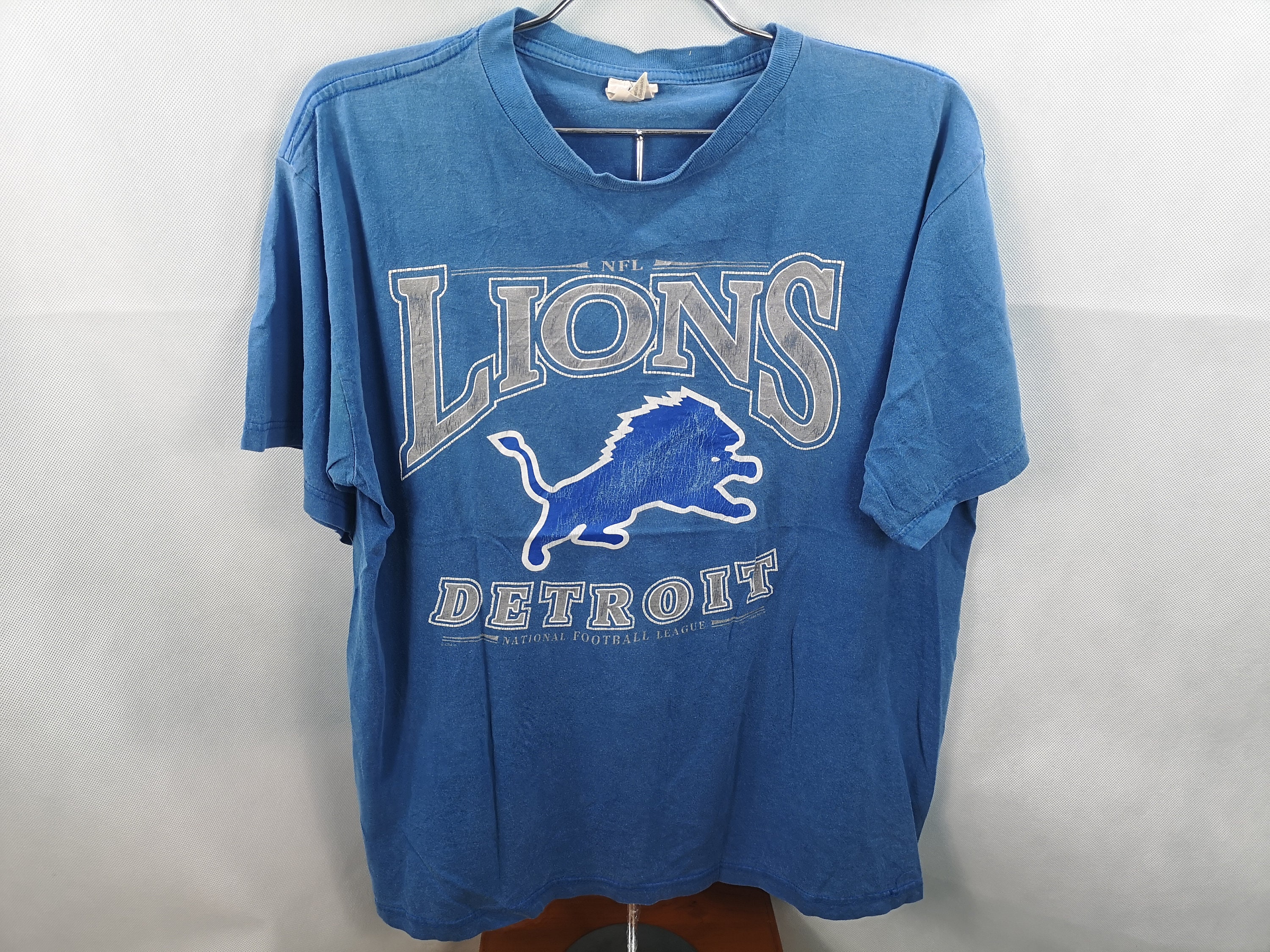 Vintage Lions Detroit 90s T-Shirt Size XL | Etsy