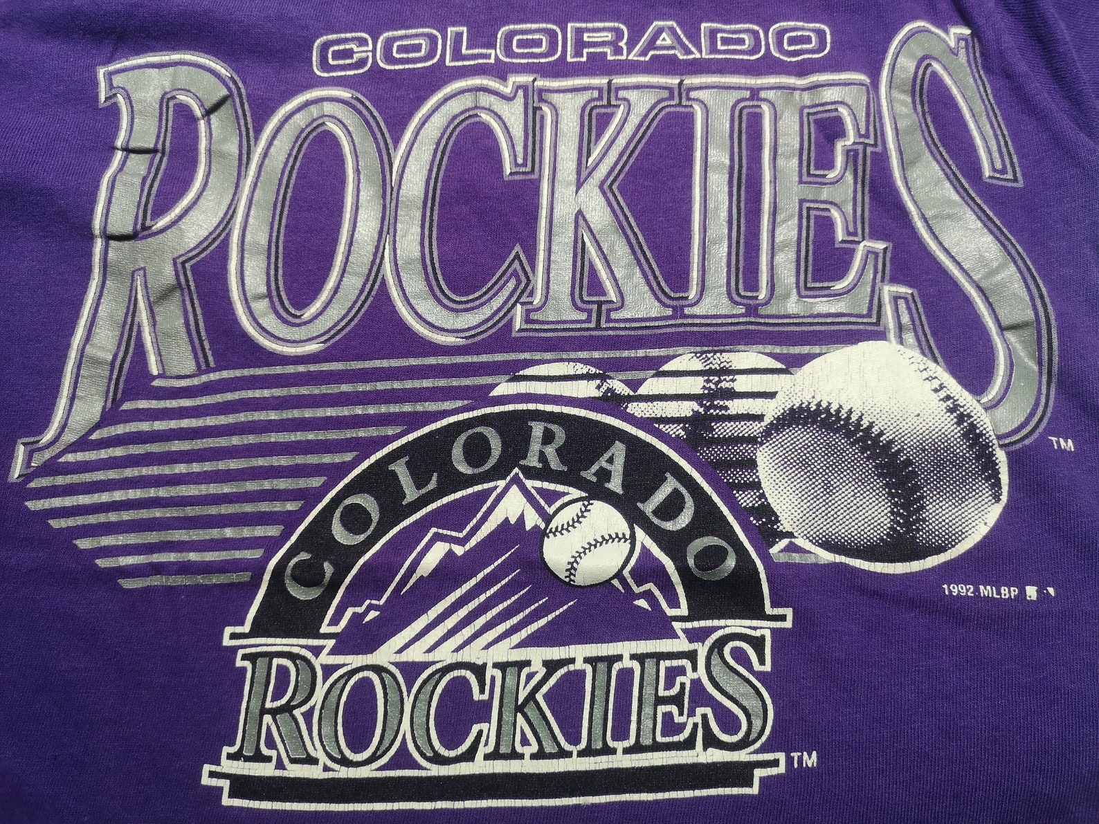 Vintage Colorado Rockies 90er TShirt Gr. S Etsy