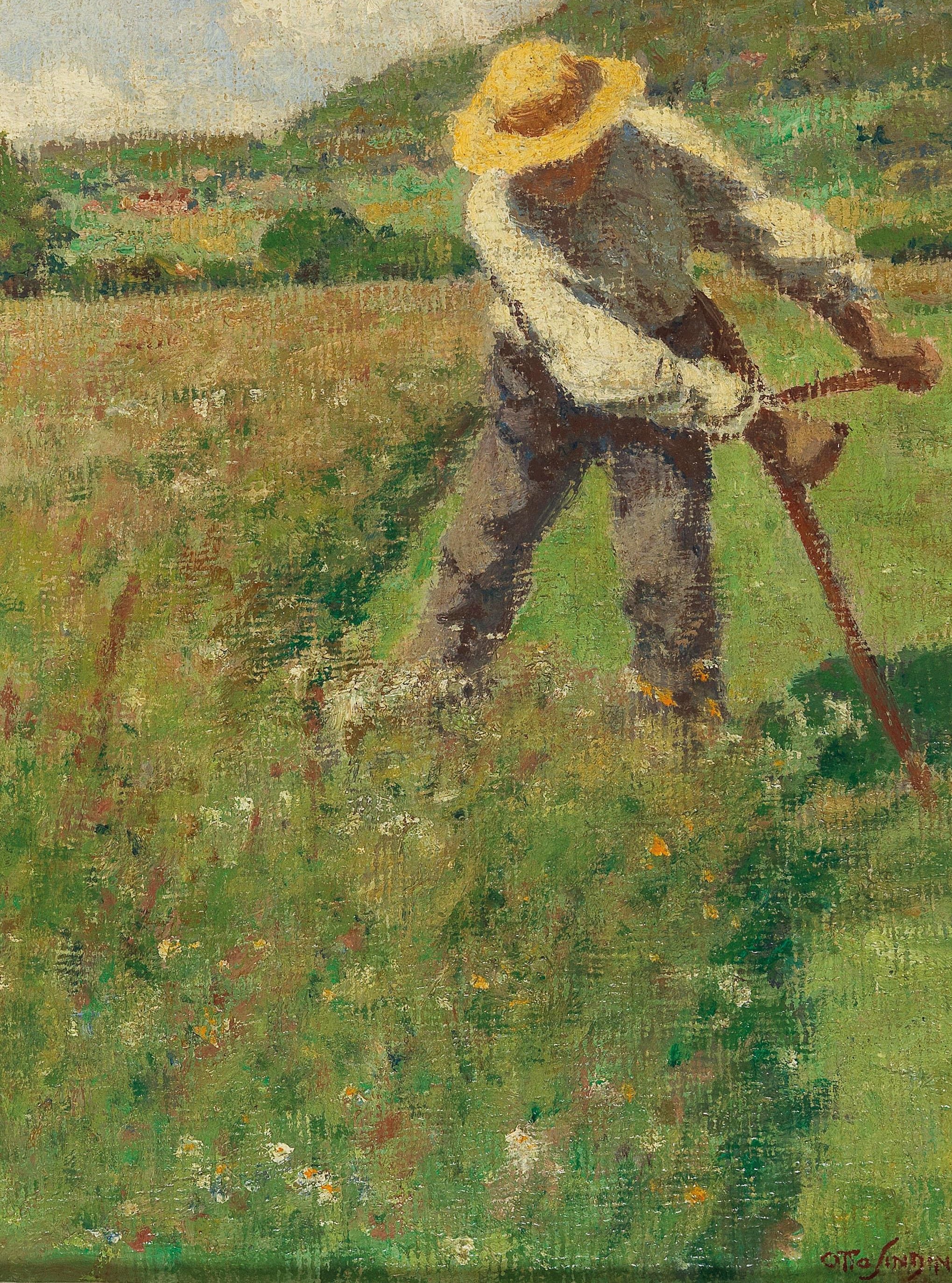 Vintage Farm Painting | 19th Century Field Art Print (printable