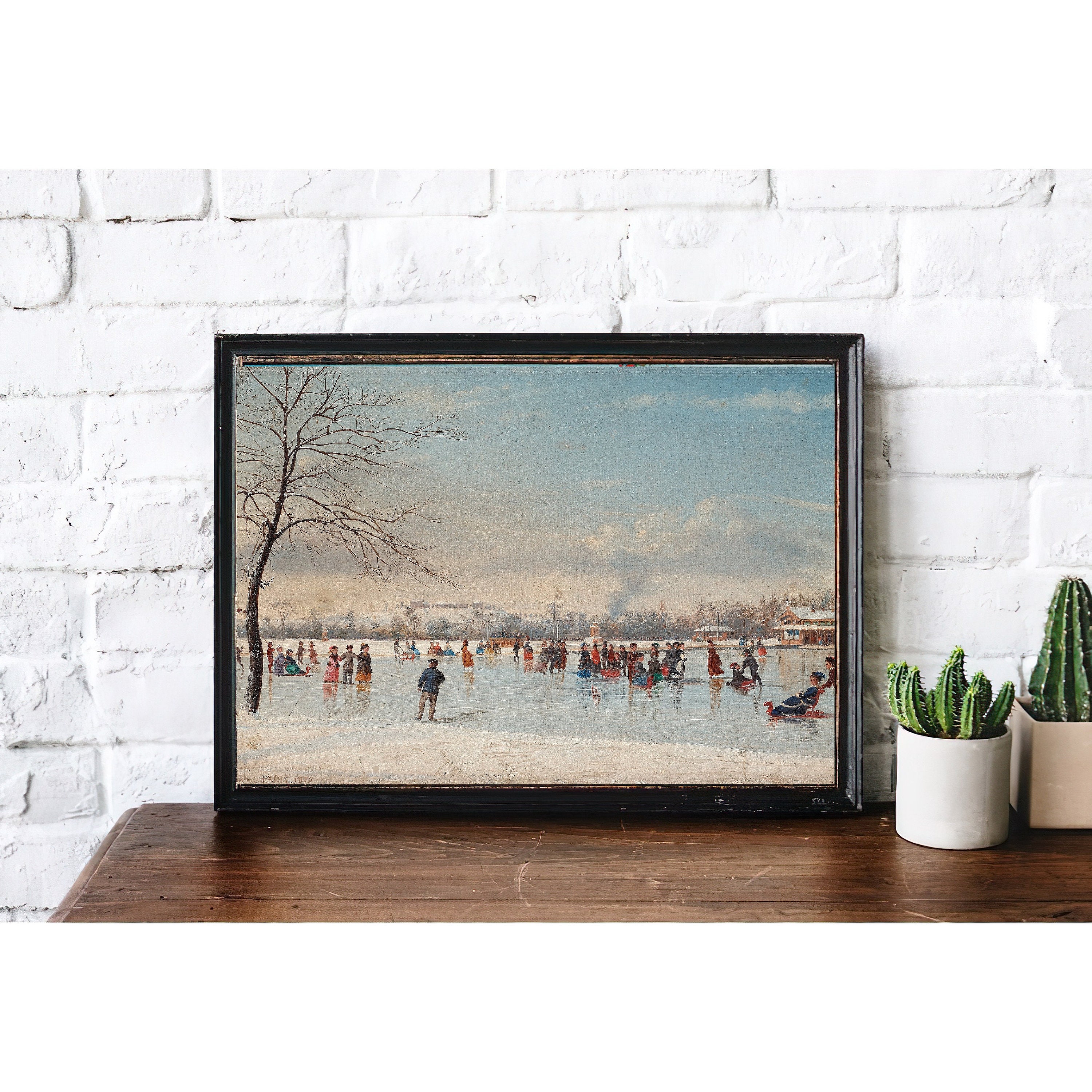 Patinage sur glace vintage - Canada