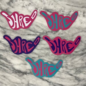 Pink ShredDelish Shaka Sticker Pack