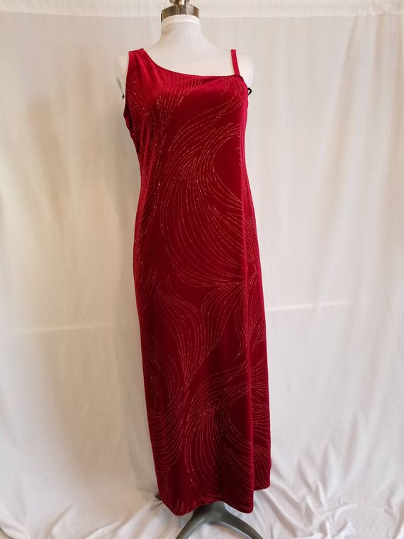 Asymmetrical Evening Gown