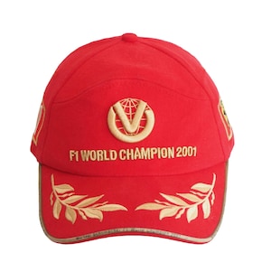 Vintage FERRARI Michael Schumacher Cap F1 World Champion 2001 racing hat Formula 1