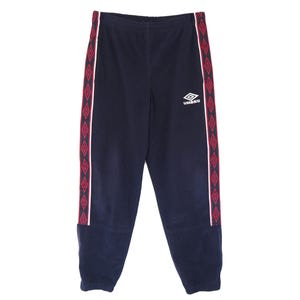 Vintage UMBRO Track Pants Size M blue 90s retro sport training trousers