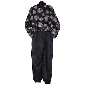 Vintage Ivalo by Ad Ski Suit 90s retro Jumpsuit Size women's L/XL floral pattern