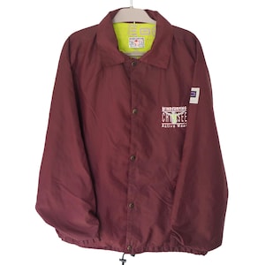 Vintage CHIEMSEE Windsurfing Jacket light wear Size XL oversize windbreaker red
