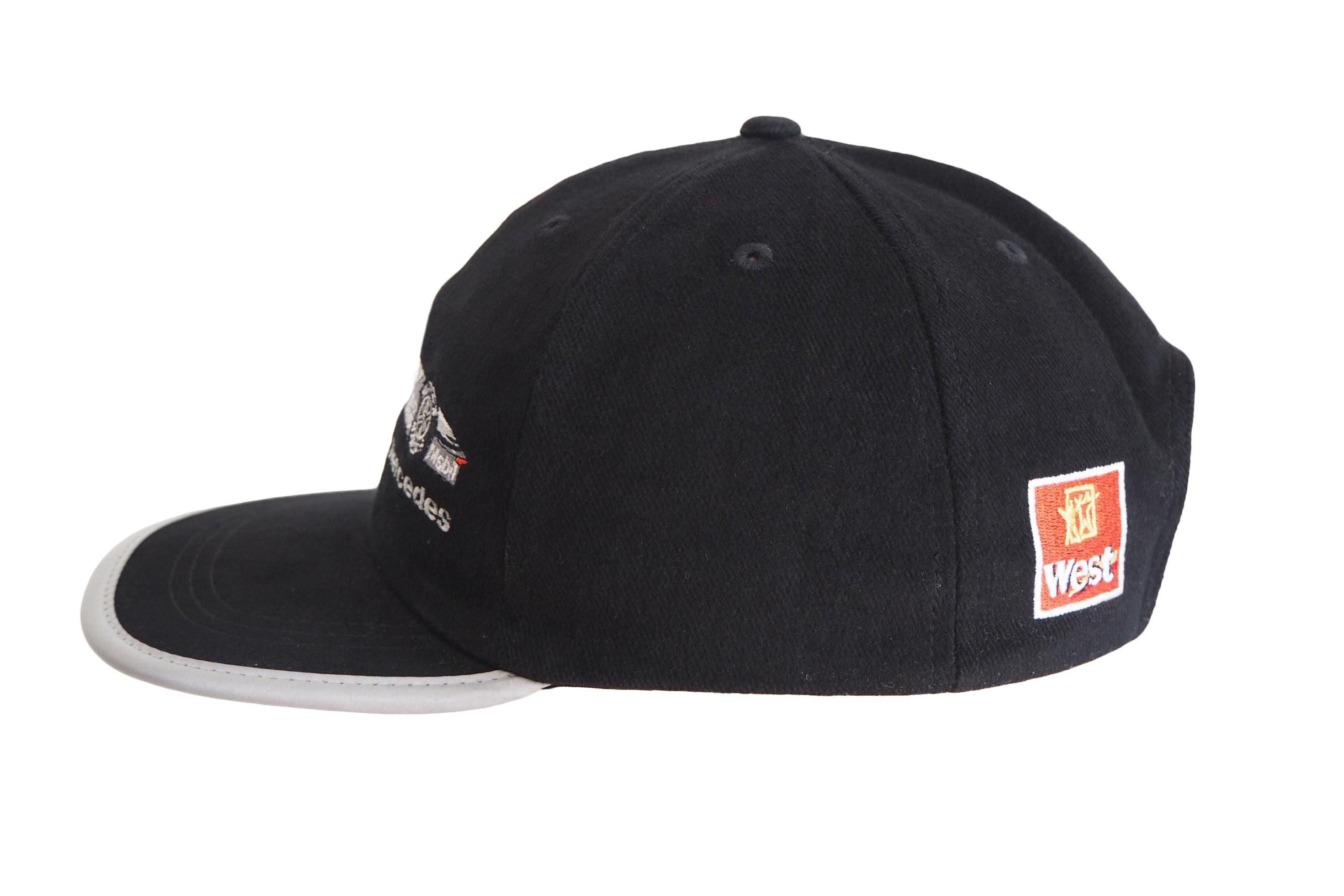 Vintage West Mclaren Mercedes F1 Team Cap Black Hat Formula