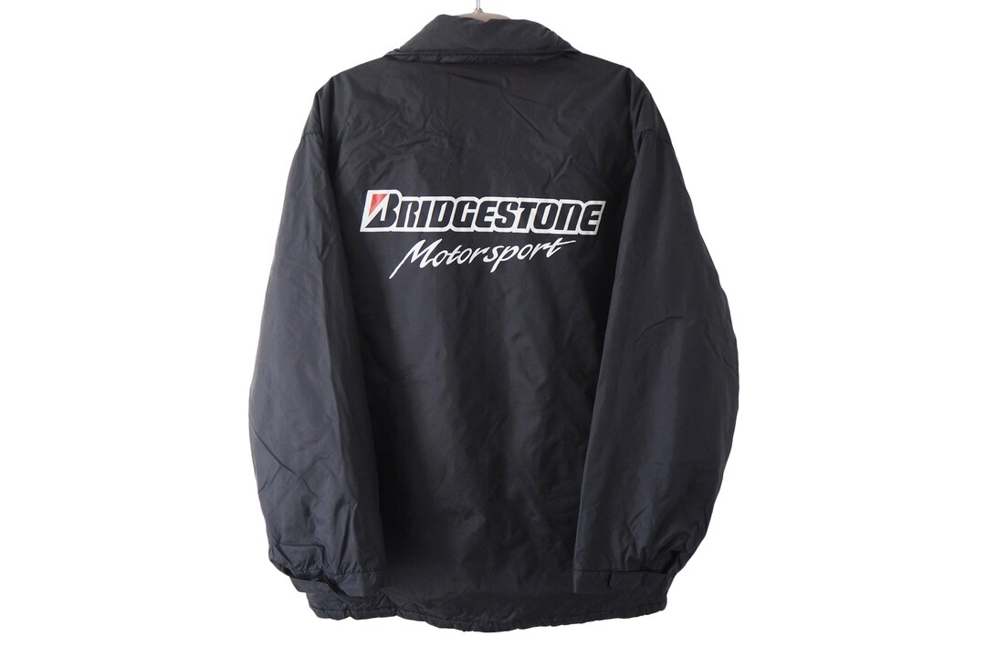 Vintage Bridgestone Motorsport Jacket Big Logo Racing Size L 90s ...