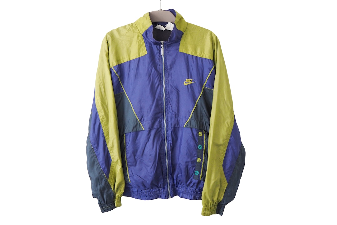 Vintage NIKE Track Jacket There is No Finish Line Size M 90s Windbreaker Purple Etsy Canada
