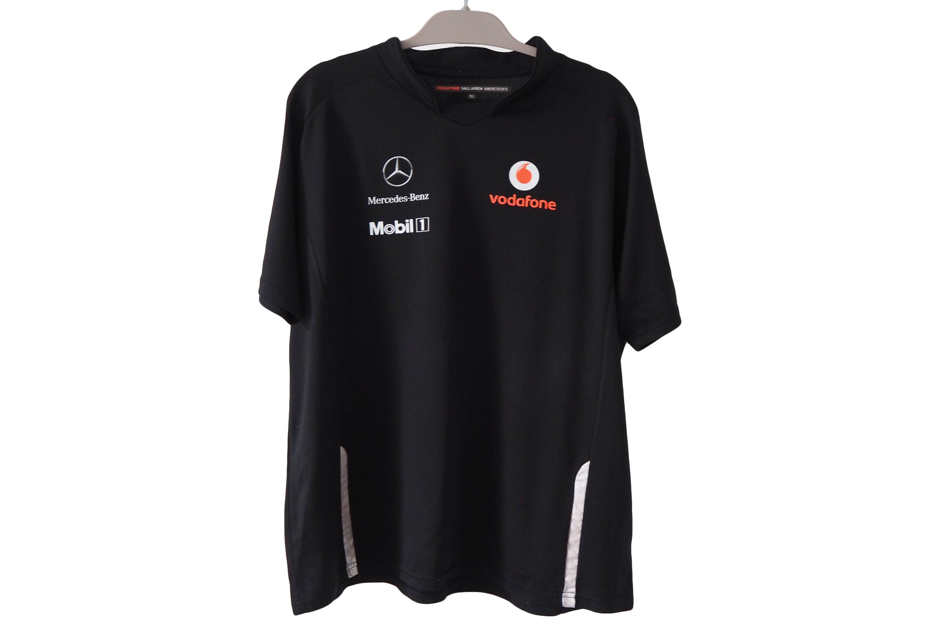 Vintage Mercedes Mclaren Vodafone Formula 1 T-shirt Racing Jersey