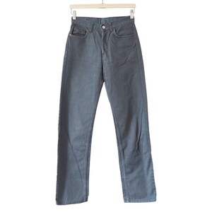 Vintage LEVI&#39;S 501 Jeans Pants W 29 L 36 gray 90s made in USA denim trousers