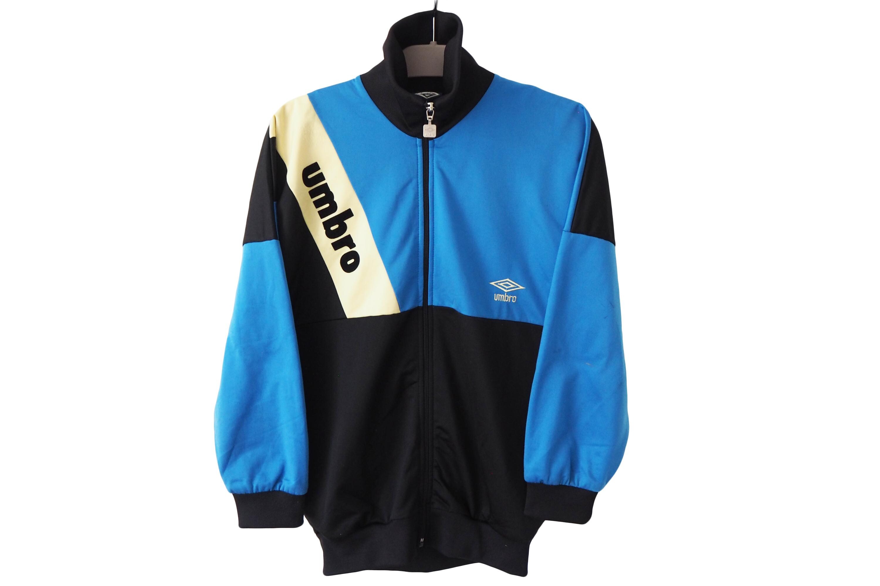 Vintage UMBRO Track Jacket Full Zip Size S Blue 90s Sport