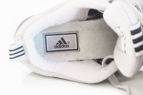 Vintage Adidas Sneakers Suede retro 90s rare trai… - image 9