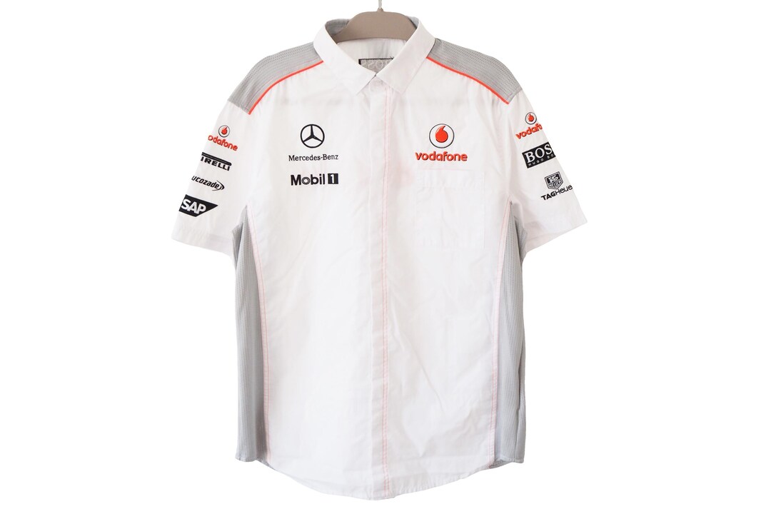Casquette Vintage Vodafone McLaren Mercedes – Rouge, Une Taille (homme)