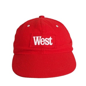 Vintage WEST Cap big logo 80&#39;s cigarettes collection USA hat