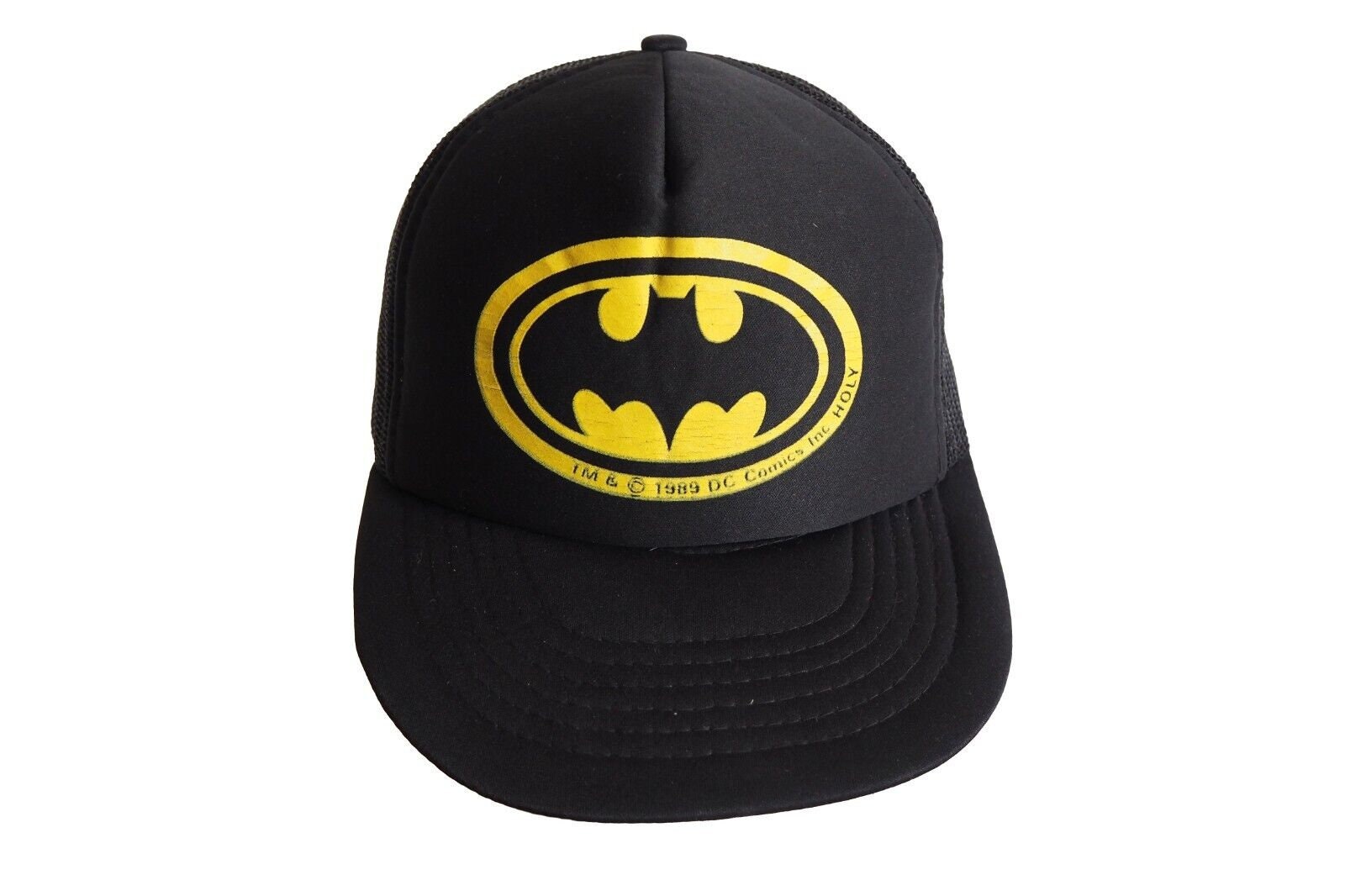 80s WARNER BROS BATMAN CAP BLACK 80s WARNER BROS BATMAN CAP BLACK