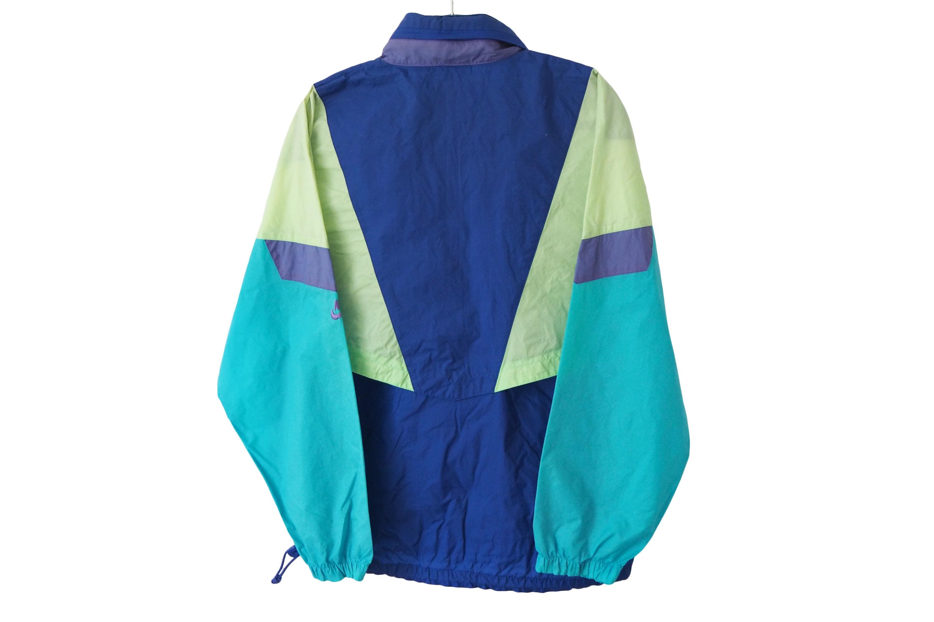 Vintage NIKE Anorak Jacket Half Zip Size M 90 Light Wear