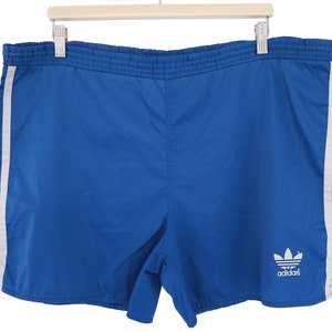 Vintage ADIDAS Shorts XL blue 90s retro summer sport style