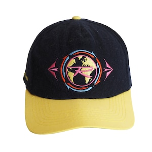 Vintage ROSSIGNOL Racing Cap wool big logo 90&#39;s hat ski style race headwear